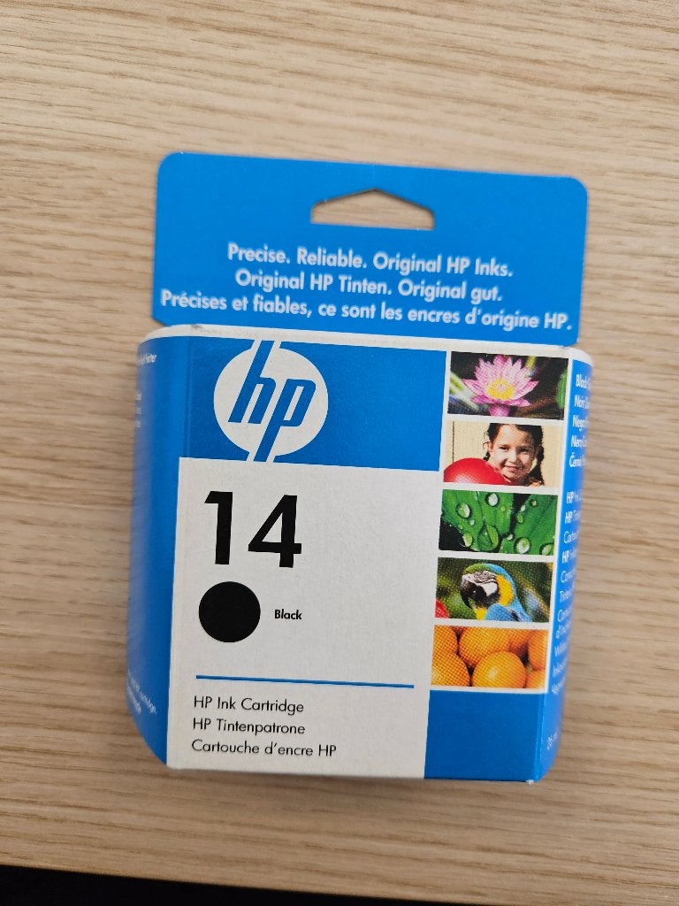 Te koop HP 14 zwarte inktcartridge, Computers en Software, Printerbenodigdheden, Ophalen of Verzenden, Nieuw, Cartridge, HP (ORIGINEEL)