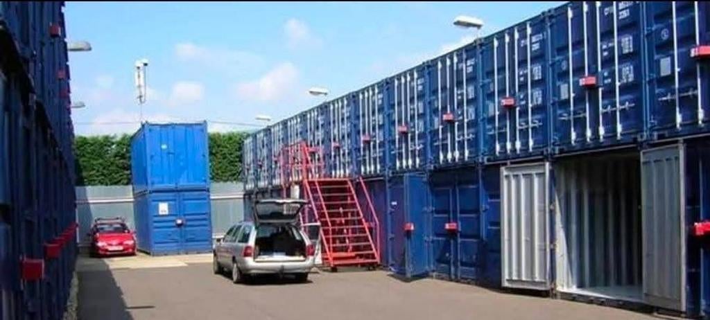 Opslag garagebox container storage stalling