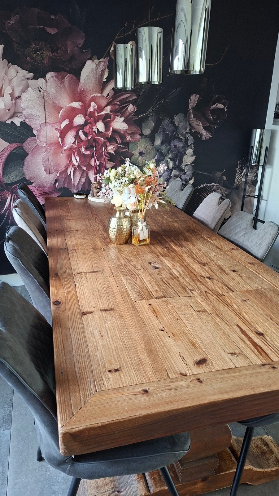 Kloostertafel 240cm lang, Huis en Inrichting, Ophalen, Gebruikt, 200 cm of meer, 50 tot 100 cm