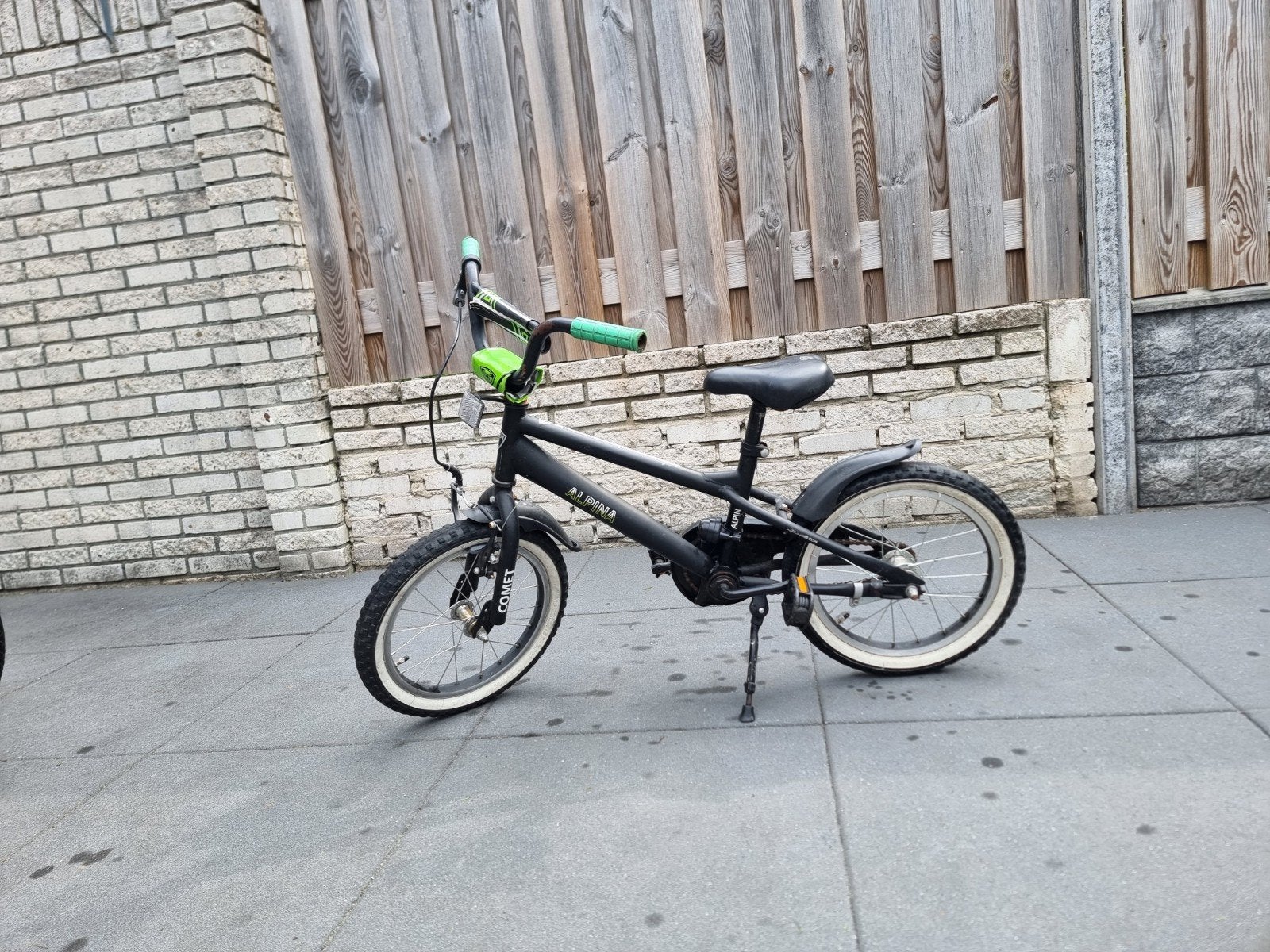 Alpina kinderfiets 16inch, Ophalen, Gebruikt, Minder dan 16 inch