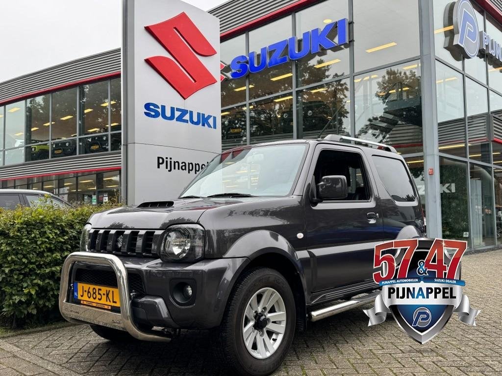 Suzuki JIMNY 1.3 Exclusive Metal Top 4x4 Airco/Leder/Trekhaa, Auto's, Euro 5, 86 pk, Met garantie (alle), 4 stoelen
