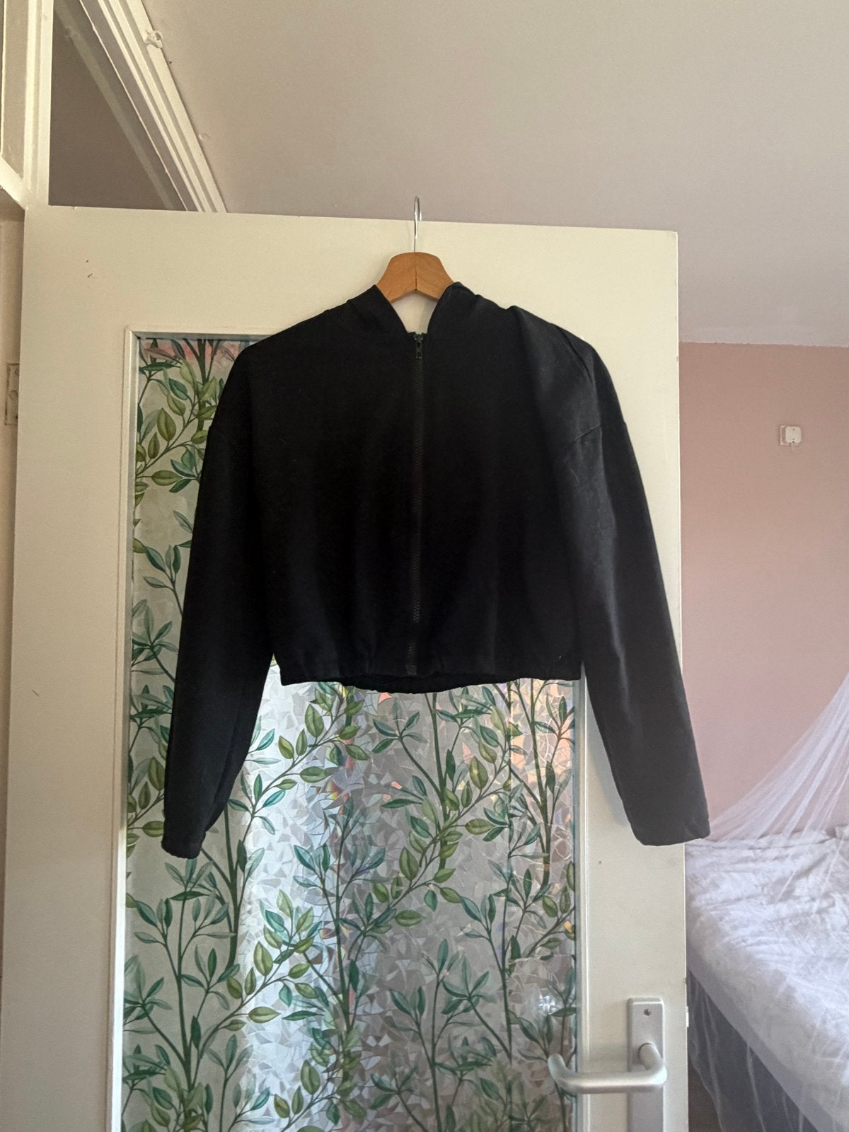 Zwart cropped vest maat S, Ophalen, Gedragen, Maat 36 (S), Zwart