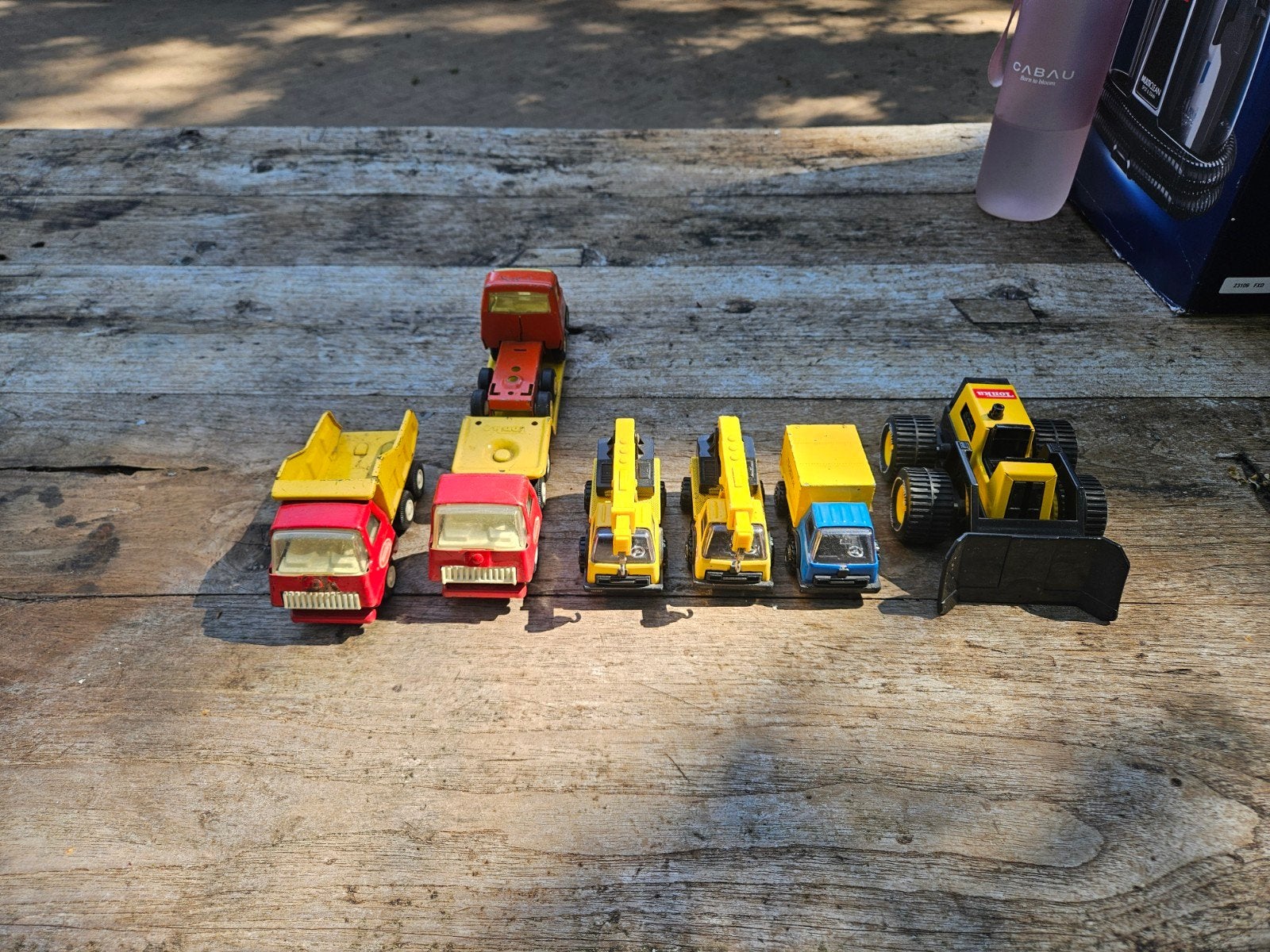 Vintage Speelgoedauto's: Tonka en meer (7 stuks), Ophalen of Verzenden, Gebruikt