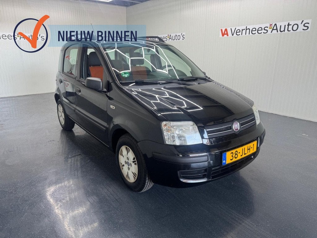 Fiat Panda 1.2 Edizione Cool (bj 2009), Auto's, Voorwielaandrijving, Gebruikt, 1242 cc, Zwart