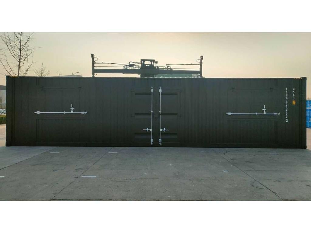 Container 40ft high cube zeecontainer 2 ramen en 1 minideur, Ophalen