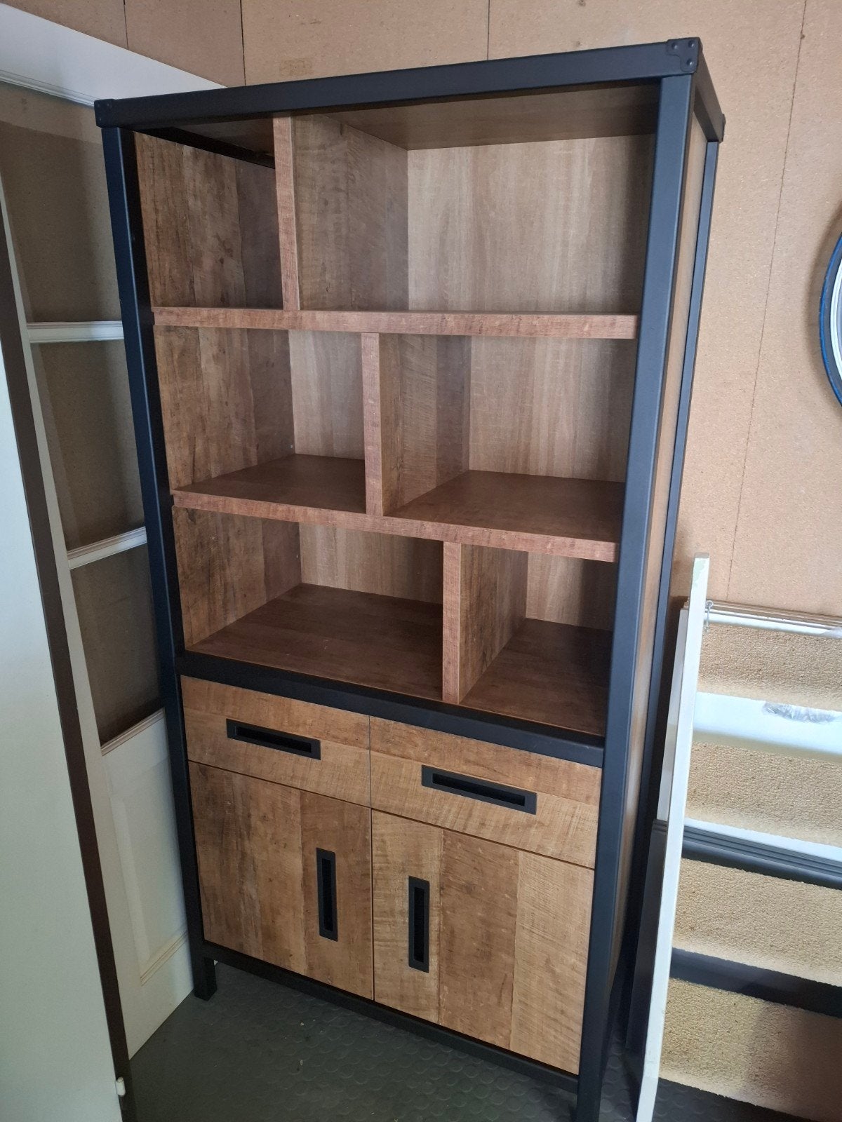 Mooie kast met lades en planken, zo goed als nieuw, Ophalen, Met deur(en), 50 tot 100 cm, Zo goed als nieuw
