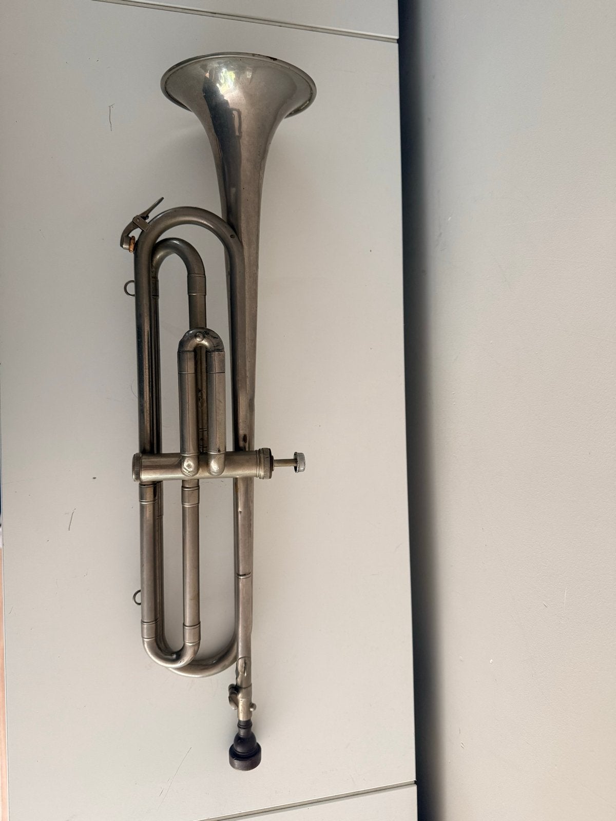 Vintage Schenkelaars Trompet - Eindhoven Holland, Muziek en Instrumenten, Ophalen of Verzenden, Gebruikt, Overige typen