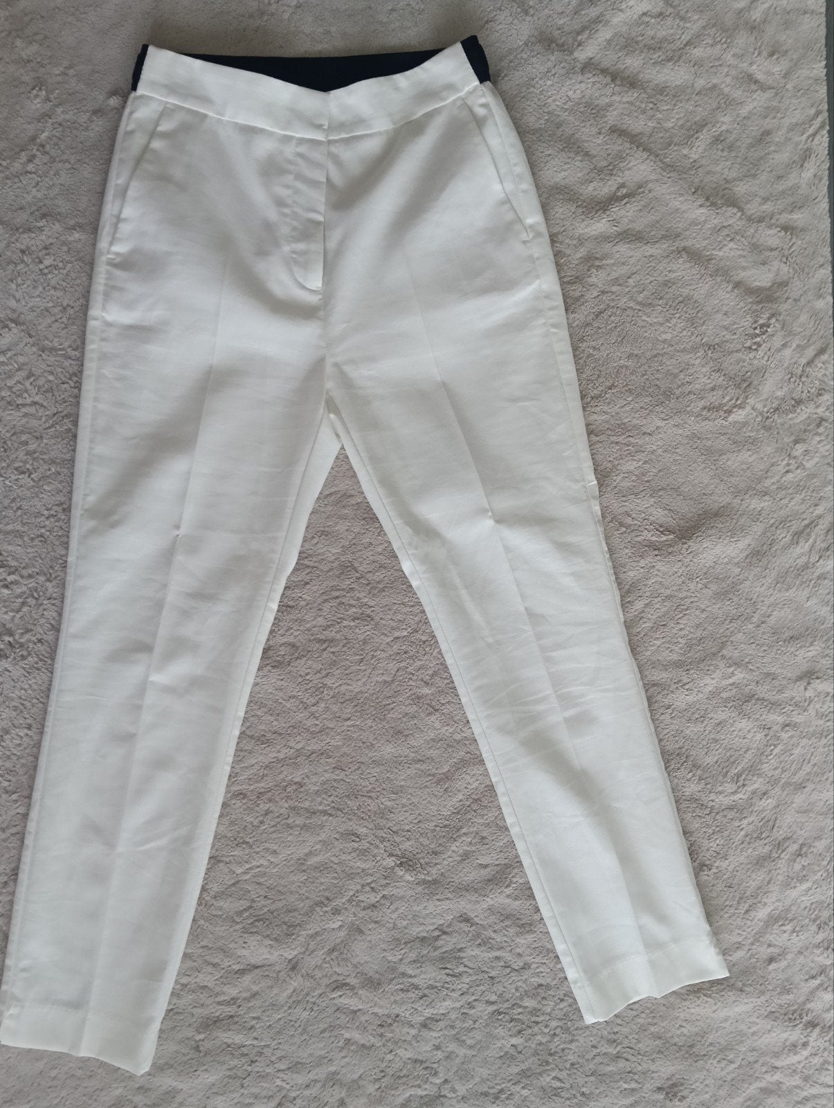 Nieuwe witte Zara pantalon, maat M - perfect voor kantoor, Kleding | Dames, Maat 38/40 (M), Nieuw, Ophalen of Verzenden, Wit