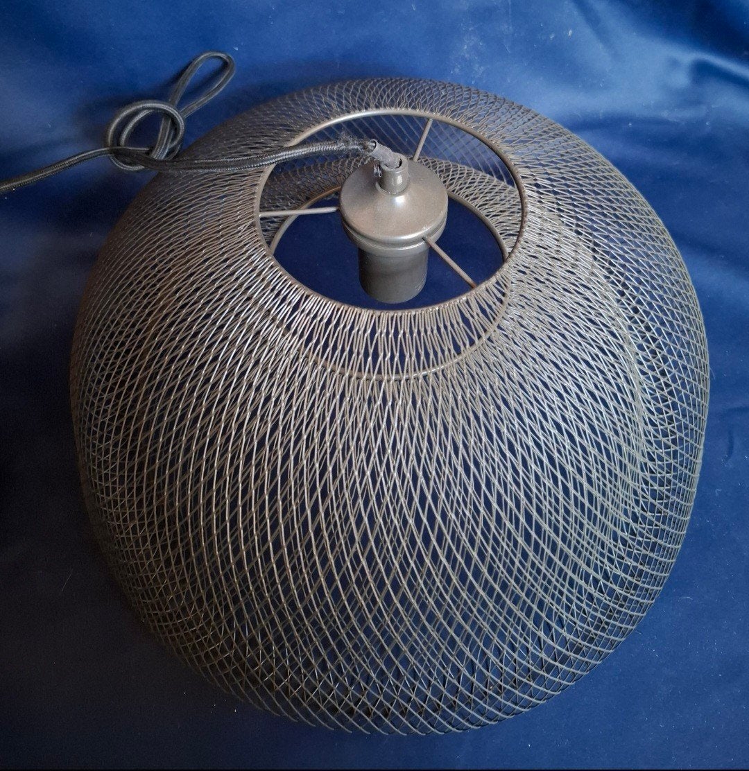 Lucide MESH Hanglamp - Industriële Designlamp Ø45cm, Huis en Inrichting, Lampen | Hanglampen, Ophalen of Verzenden