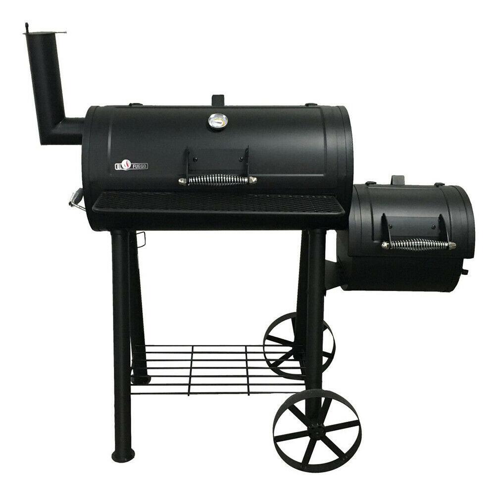 El Fuego Smoker BBQ Grill - Perfect voor roken en grillen, Tuin en Terras, Houtskoolbarbecues, Ophalen, Nieuw