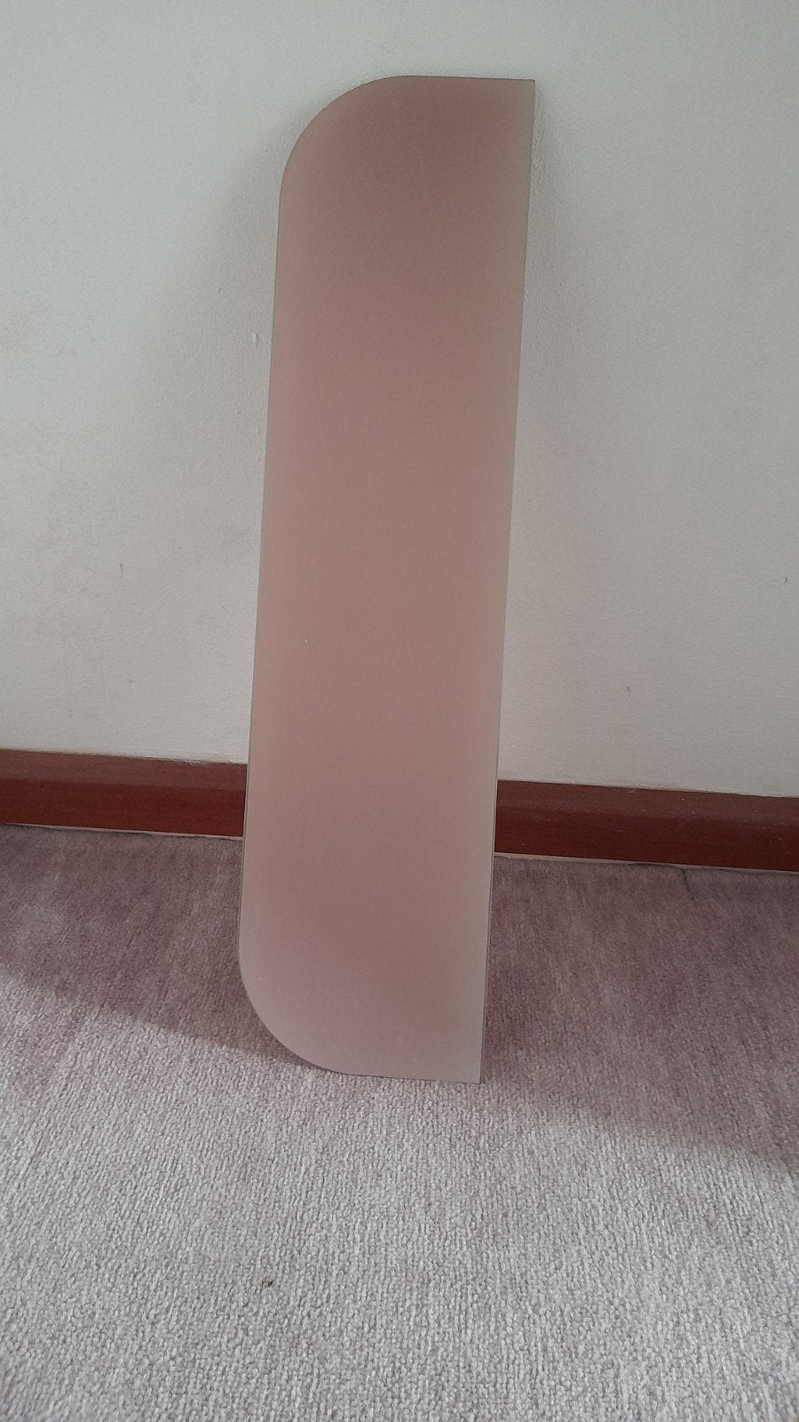 Getint glazen planchet 60x15cm voor badkamer/wastafel, Ophalen of Verzenden