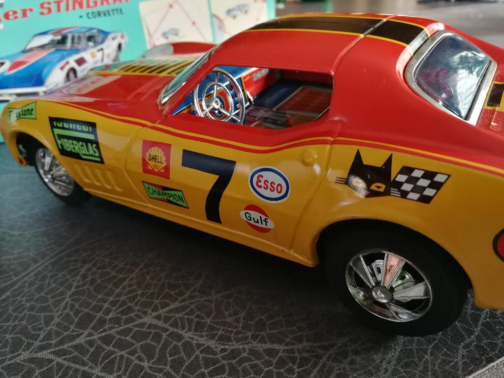 Bump'n Go RUSHER STINGRAY Corvette C609 uit 1968 als Nieuw, Ophalen of Verzenden