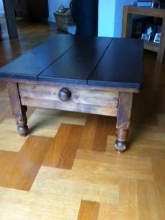 Vintage grenen antieke tafel, Antiek en Kunst, Ophalen
