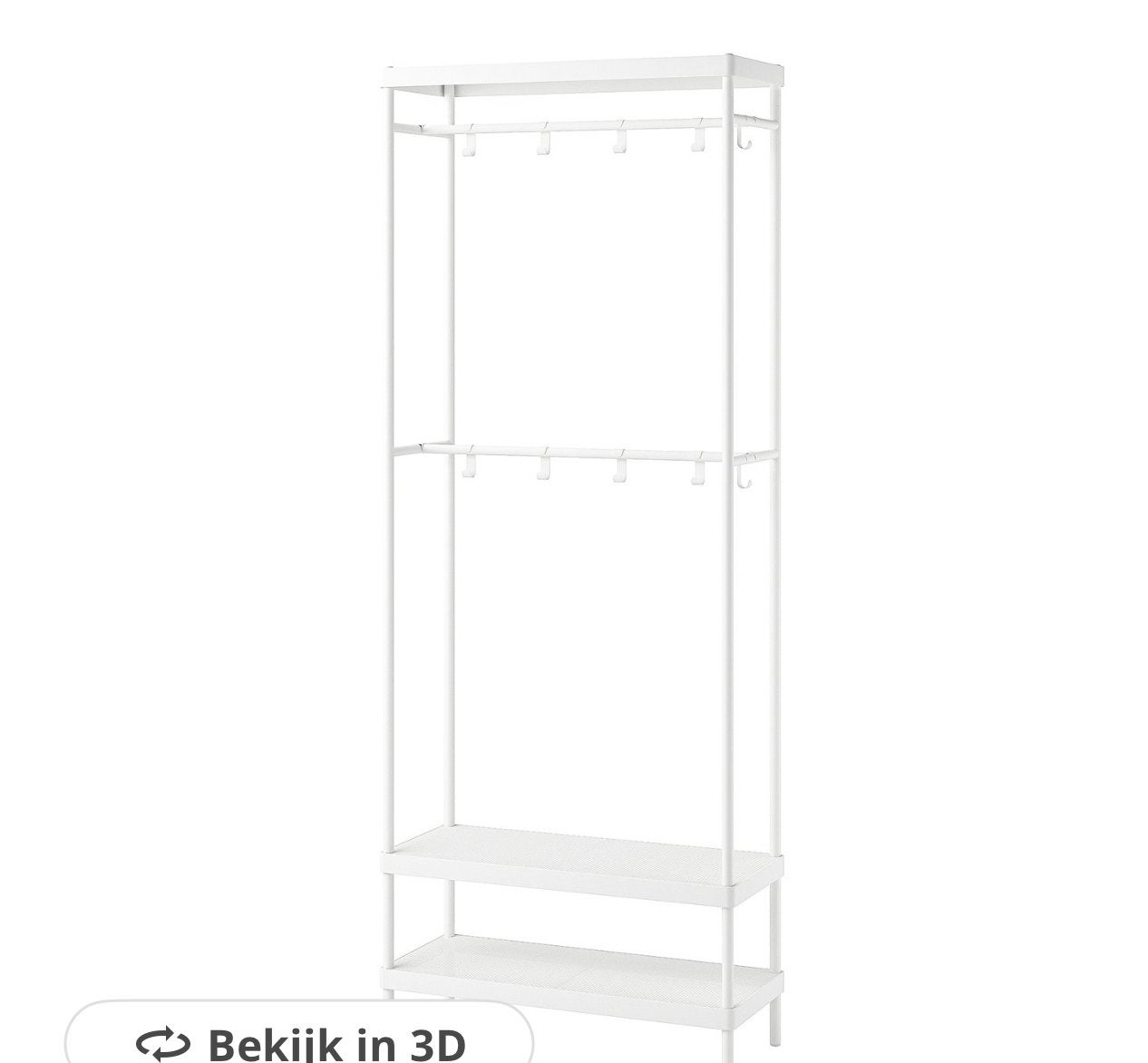 IKEA MACKAPÄR kapstok met schoenenrek, Ophalen of Verzenden, Zo goed als nieuw