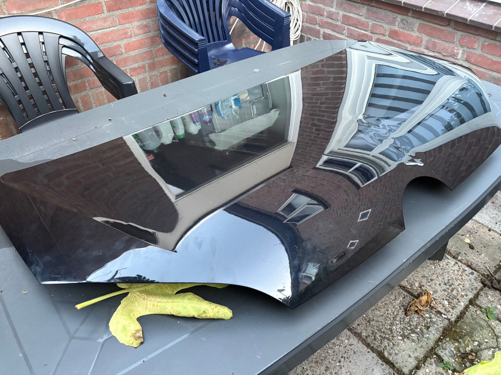 Vw up motorkap met deuk en lakschade, Auto-onderdelen, Ophalen, Motorkap