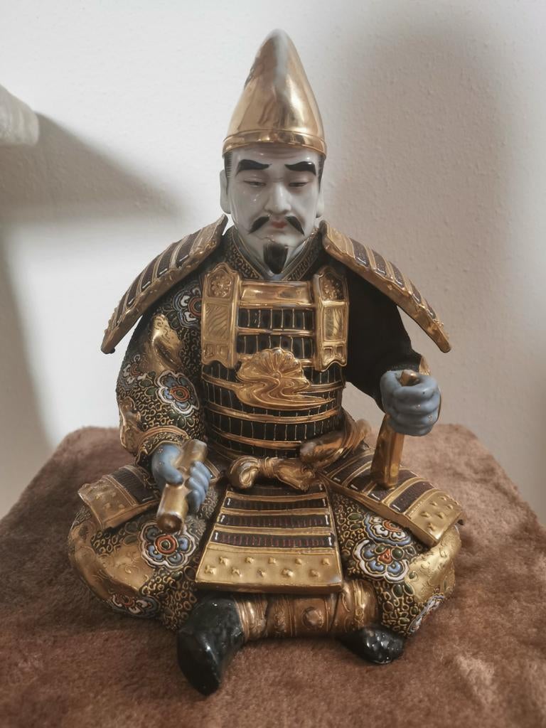 Samurai beeld, Ophalen of Verzenden, Gebruikt, Mens