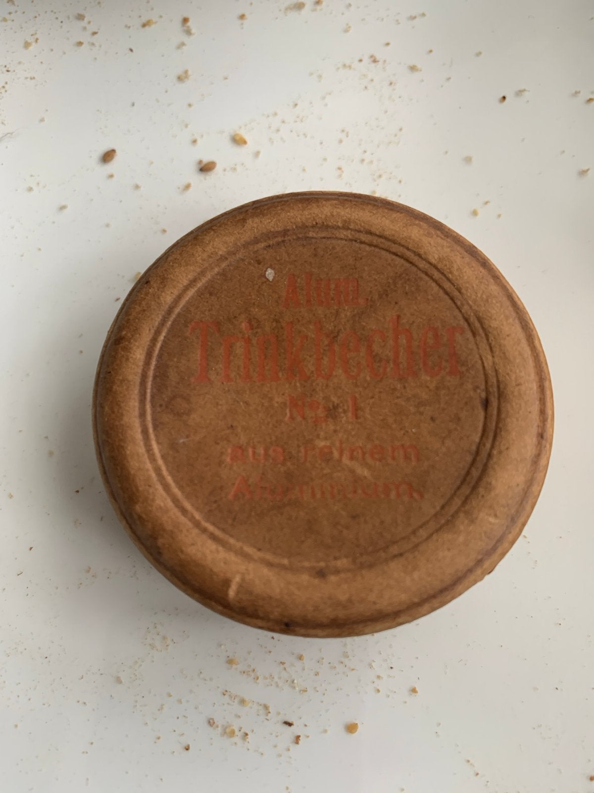 Vintage Alug Trinkbecher N1 - Aluminium Reisbeker, Ophalen of Verzenden