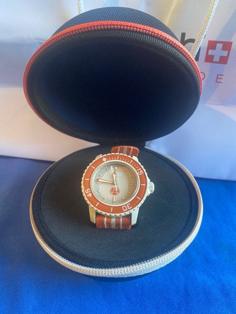 Blancpain x Swatch horloge, Sieraden, Tassen en Uiterlijk, Horloges | Heren, Kunststof, Polshorloge, Swatch, Kunststof