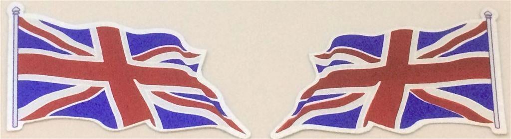 Union Jack [Engelse vlag] metallic sticker set #6, Ophalen of Verzenden