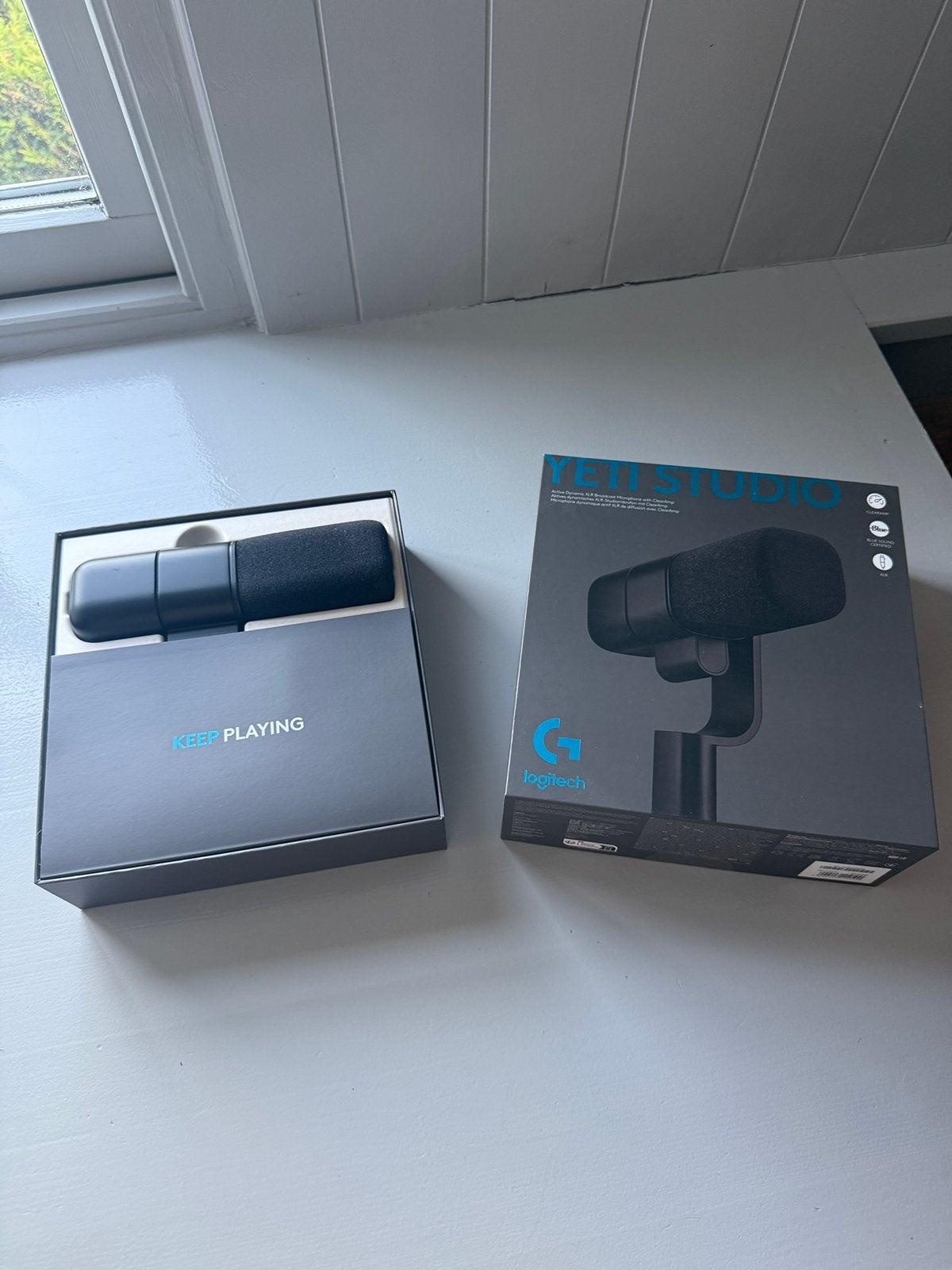 Logitech Yeti studio microfoon, Ophalen of Verzenden, Zo goed als nieuw, Studiomicrofoon