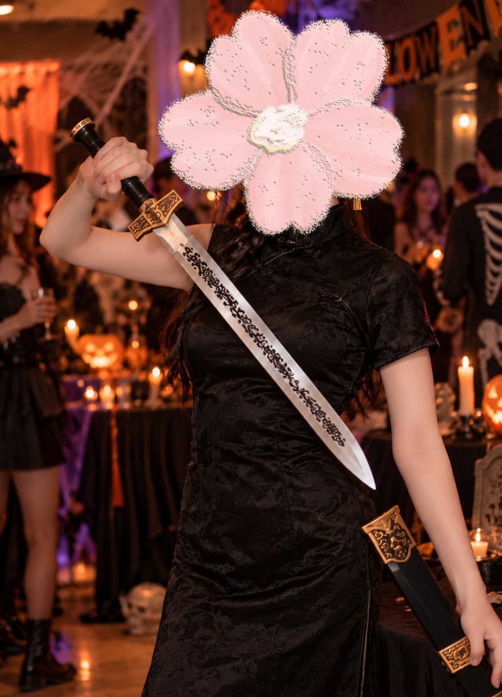Cosplay Zwaard - Oriëntaalse Stijl - Plastic - sword chinese, Hobby en Vrije tijd, Ophalen, Zo goed als nieuw, Toneelattributen of Onderdelen