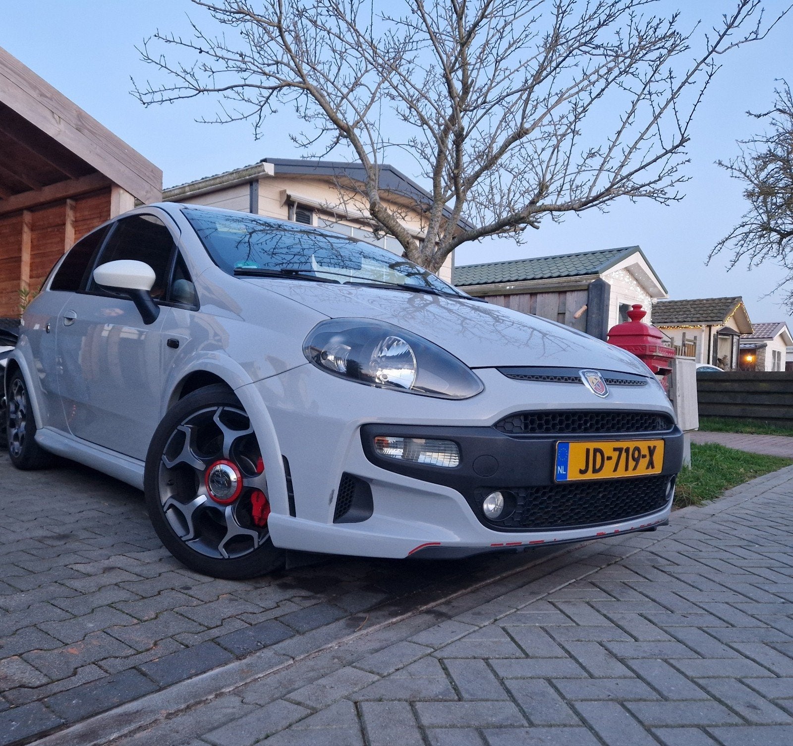 Fiat Punto 1.4 Multi-air Abarth 3DR 2012 Grijs, Ophalen of Verzenden