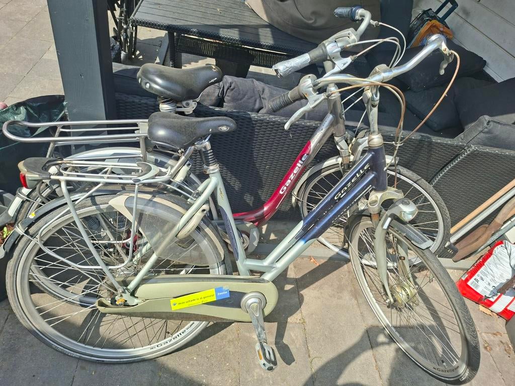 2 opknapfietsen / stationsfietsen - Gazelle - Zwolle, Ophalen, Gebruikt, Gazelle, Versnellingen