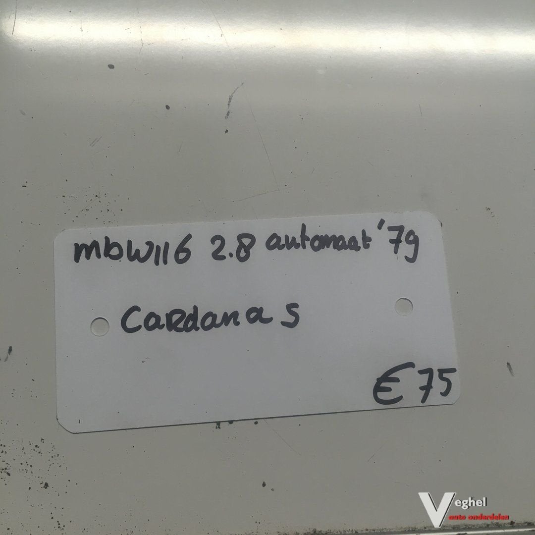 Mercedes W116  2.8   Automaat 1979 Cardanas, Gebruikt, -, -, Ophalen of Verzenden