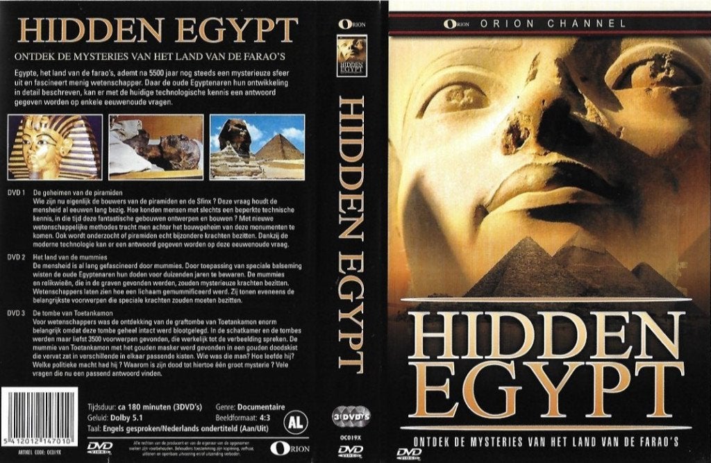 Hidden Egypt 3XDVD, Alle leeftijden, Ophalen of Verzenden, Zo goed als nieuw, Overige genres
