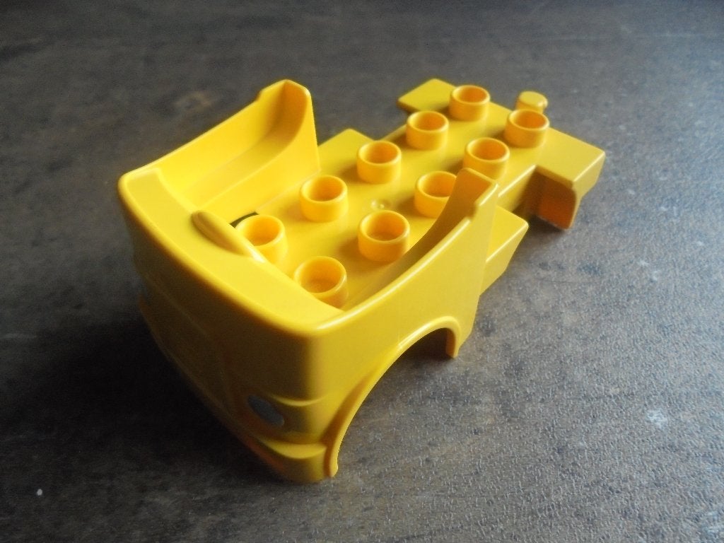Lego Duplo Truck Body with Silver Headlights (zie foto's) 2, Ophalen of Verzenden, Gebruikt, Losse stenen, Duplo