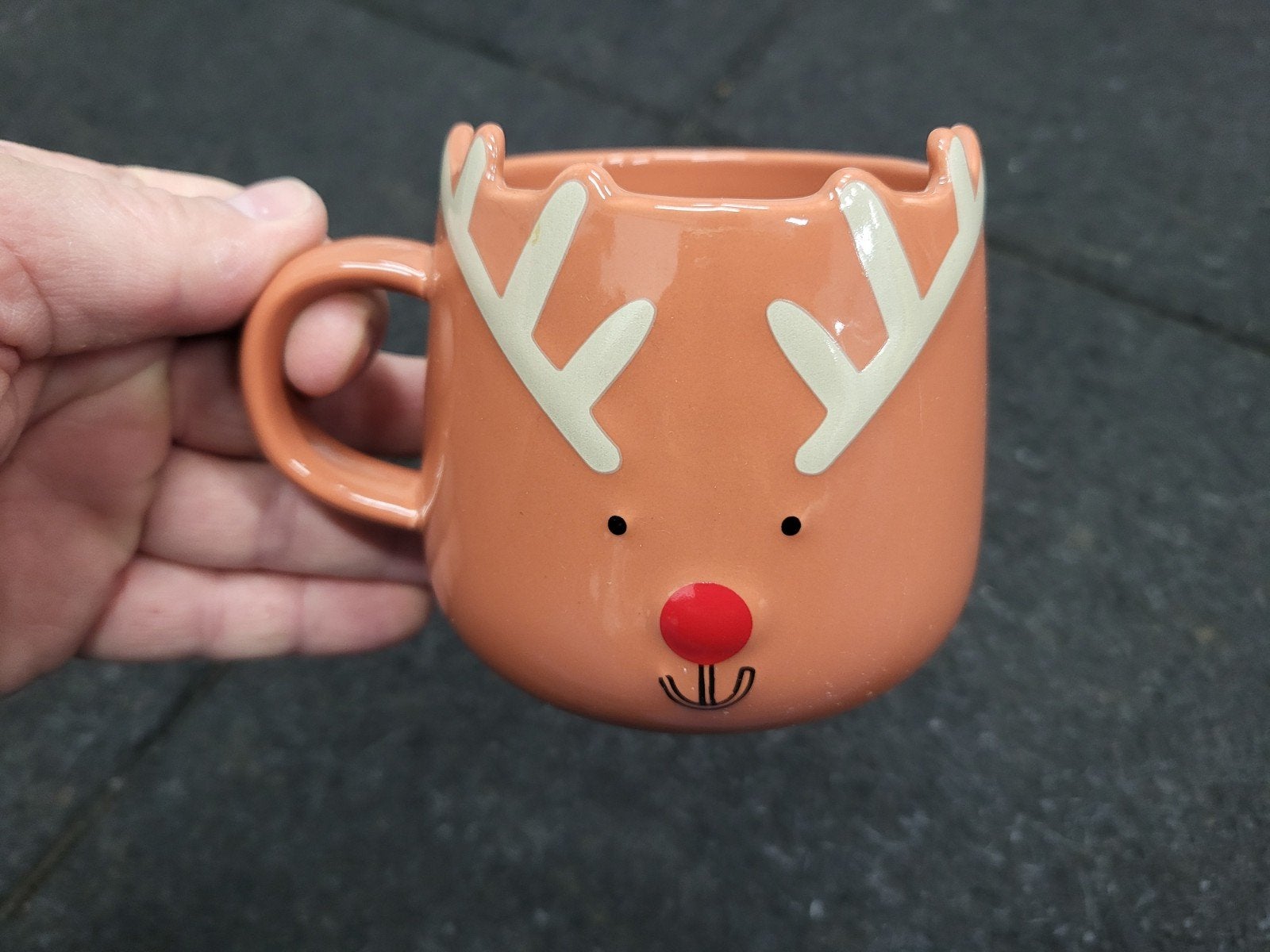 Kerst mok/beker Rendier Hema Warme choco, Ophalen of Verzenden, Zo goed als nieuw