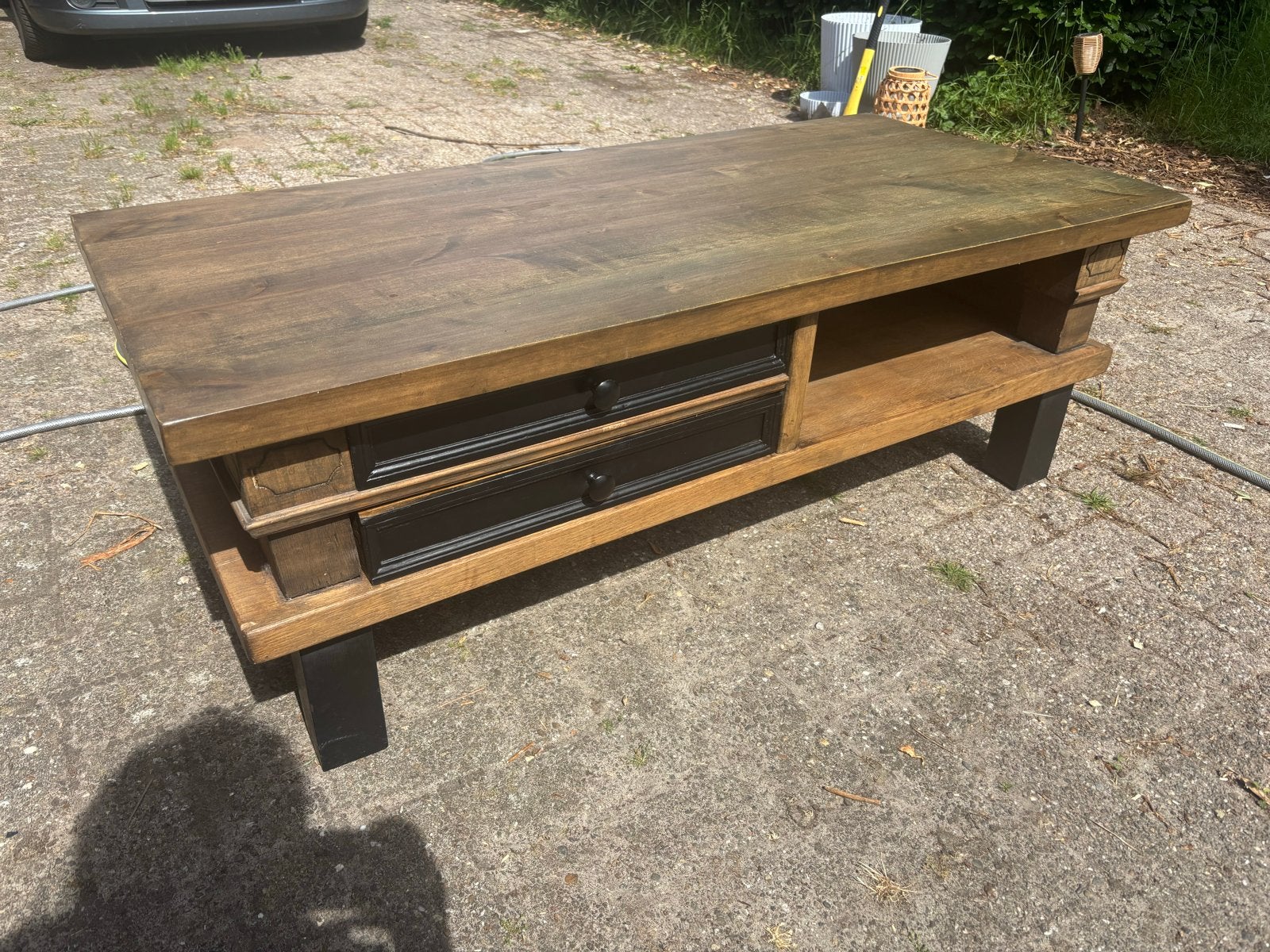 Salontafel, Huis en Inrichting, Tafels | Salontafels, Ophalen, Gebruikt, 100 tot 150 cm, 50 tot 100 cm