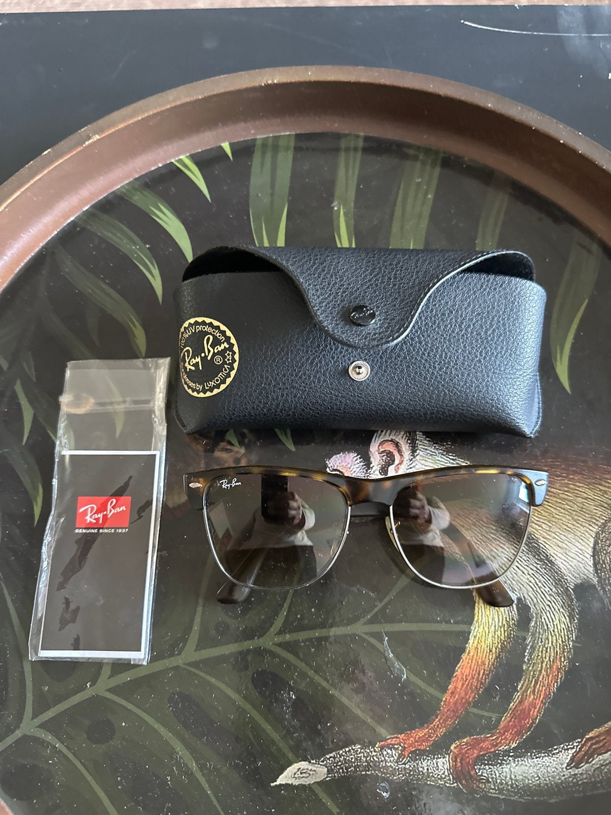 Ray-Ban Zonnebril RB 4175 - Zo goed als nieuw, Zonnebril, Bruin, Ophalen of Verzenden, Zo goed als nieuw