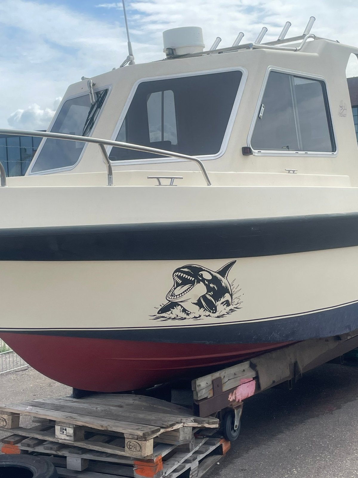 Orka 7.00 zeewaardige sportvisboot, Gebruikt, Binnenboordmotor, Diesel, Dieptemeter
