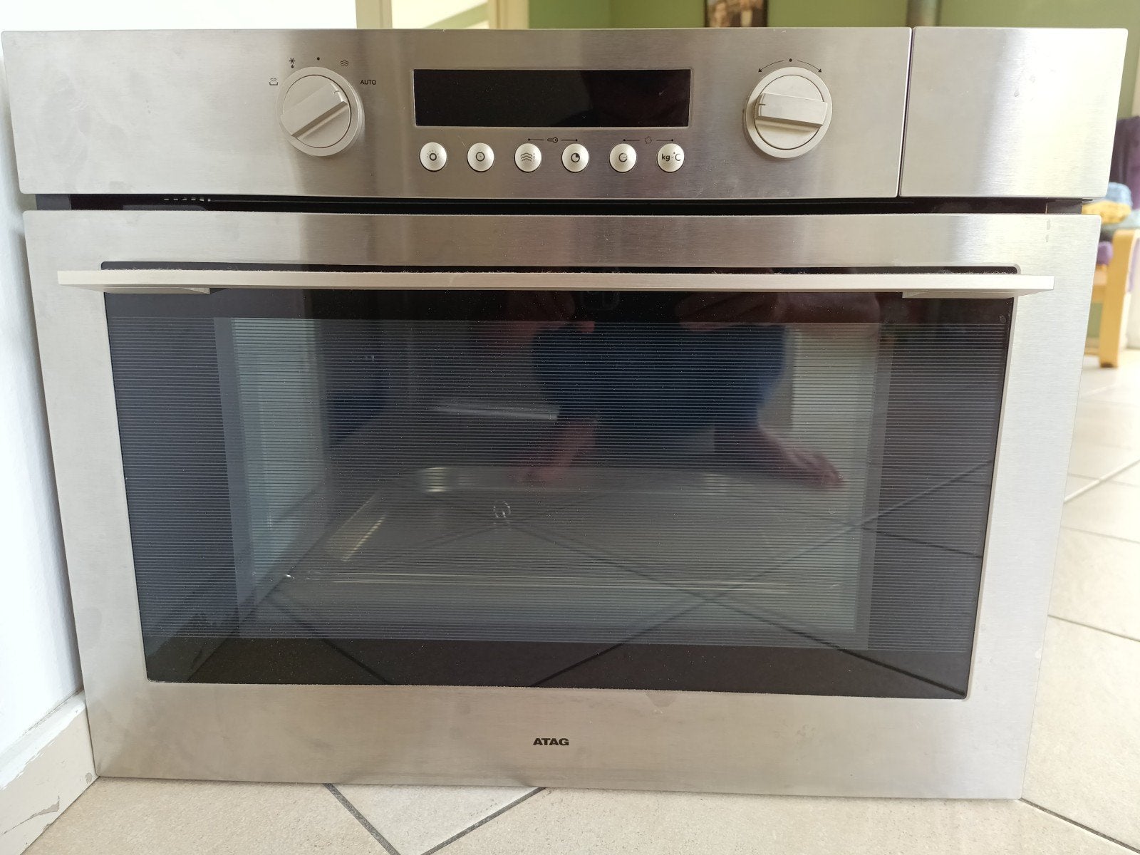 ATAG SX4411BUU/A01 Stoomoven RVS, Ophalen, 45 tot 50 cm, 45 tot 60 cm, Stoomoven