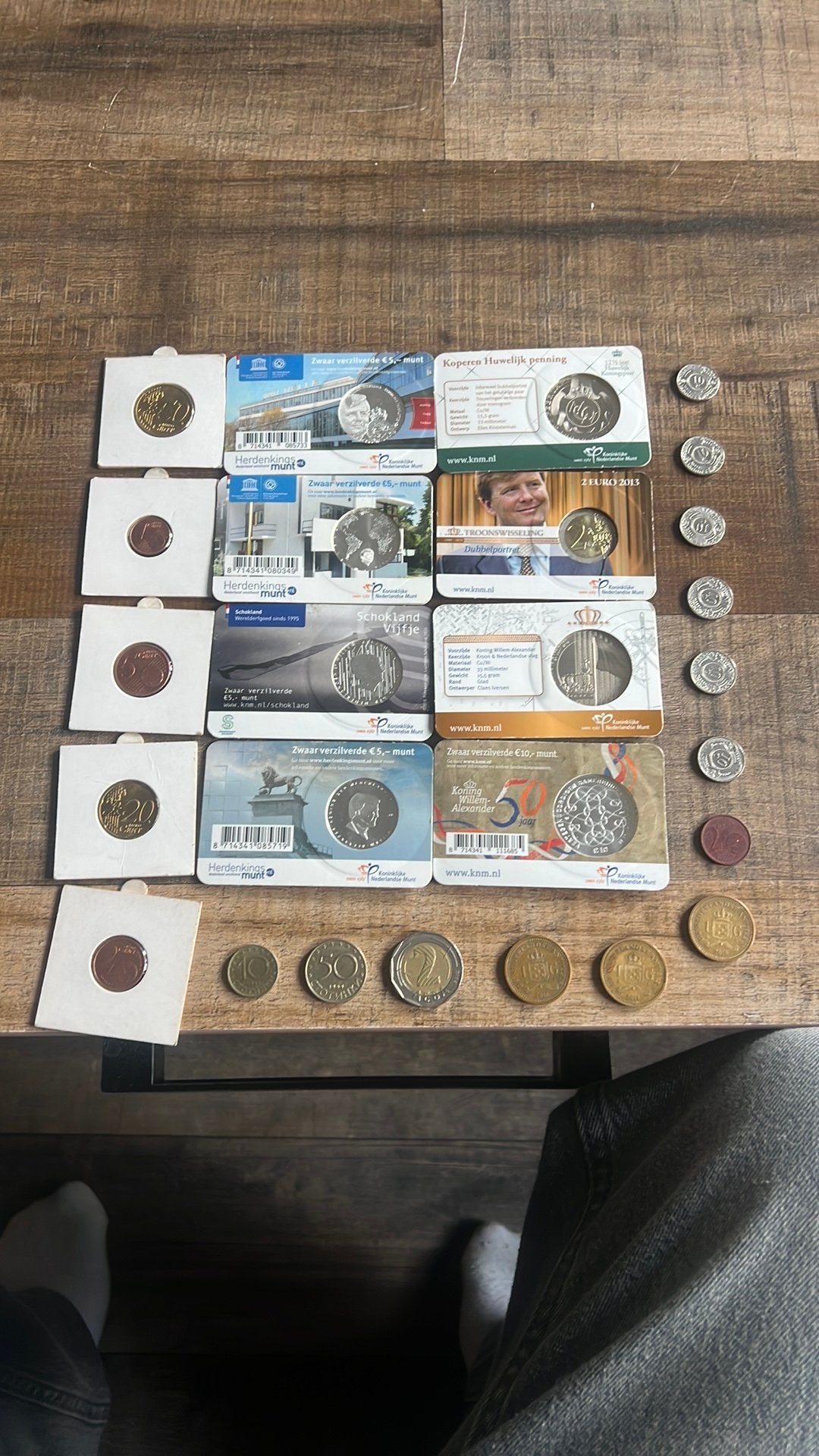Munten, Ophalen, Nederland en Buitenland, Munten