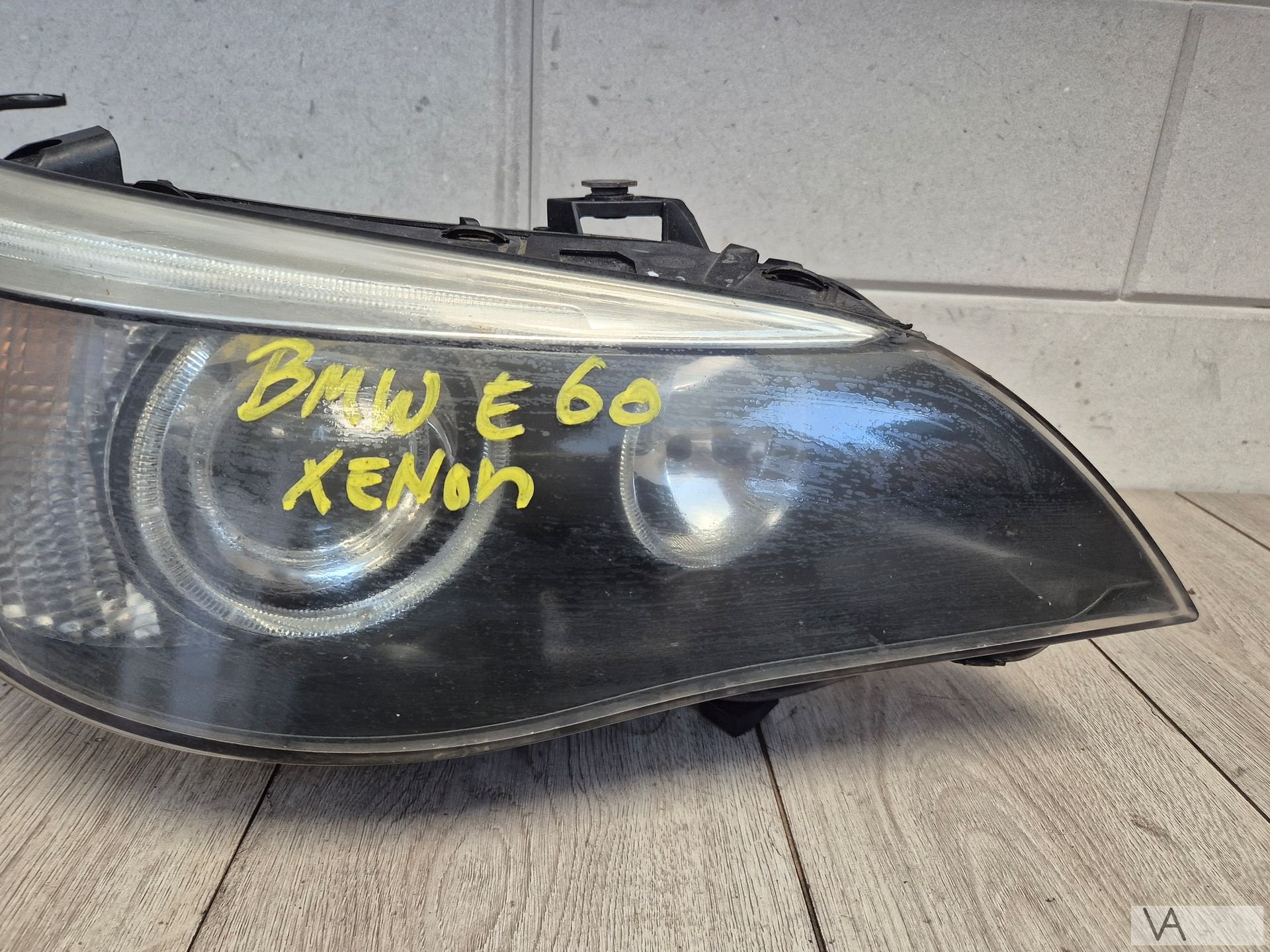 Koplamp rechts xenon met bochtlicht BMW 5 serie E60 05 - 07, Gebruikt, -, -, Ophalen of Verzenden