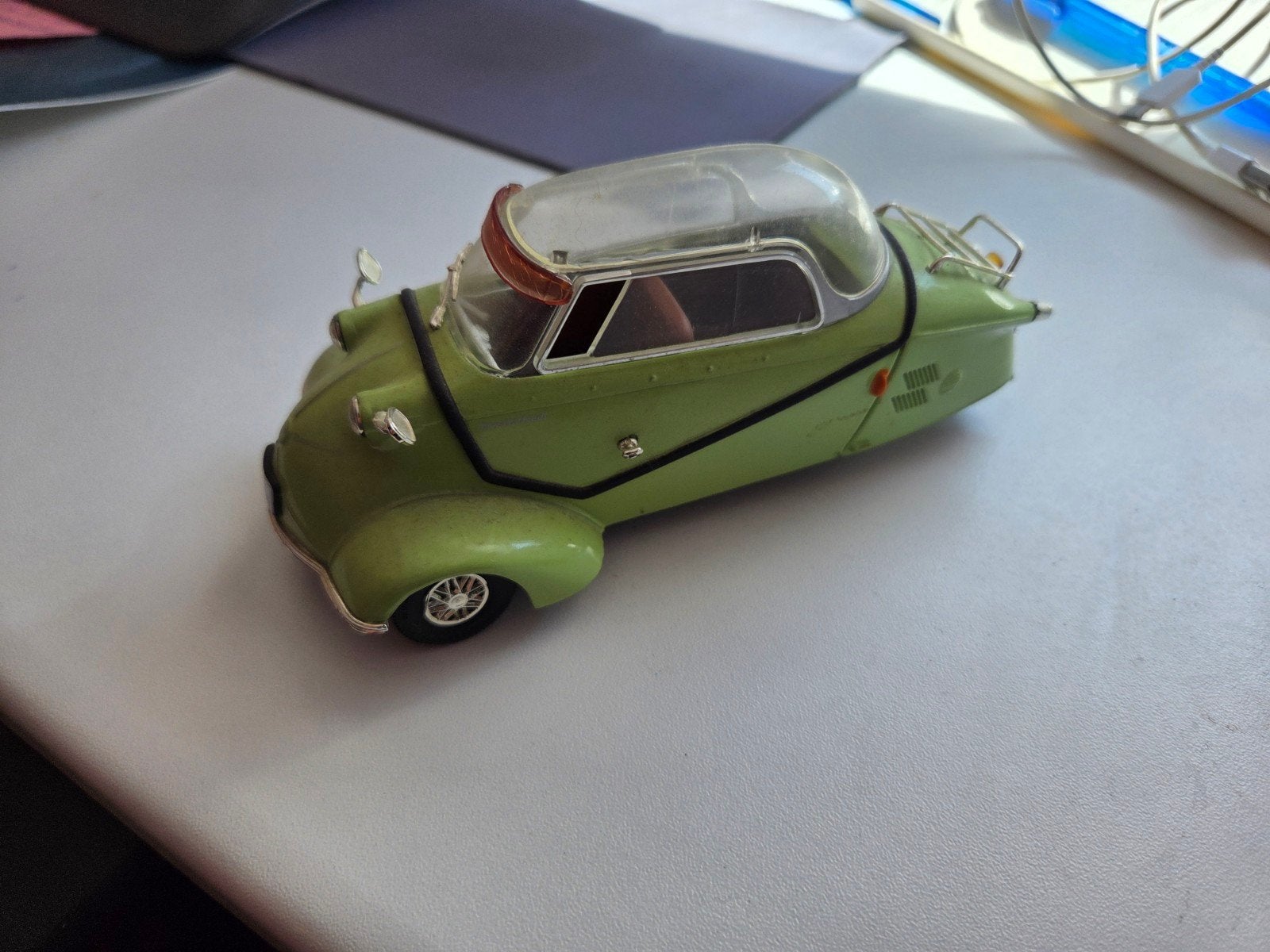 Revell AG 1988 Messerschmitt KR200 Modelauto Groen, Ophalen of Verzenden