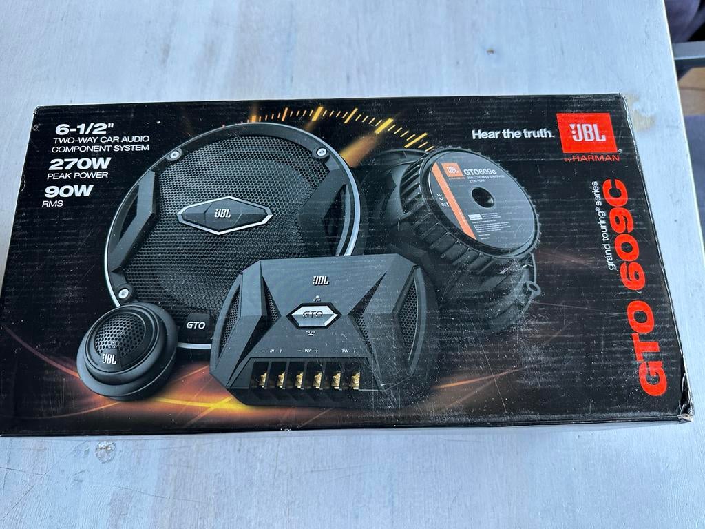 Nieuwe JBL GTO 609C autoboxen - Ongebruikt in doos, Auto diversen, Ophalen of Verzenden, Nieuw