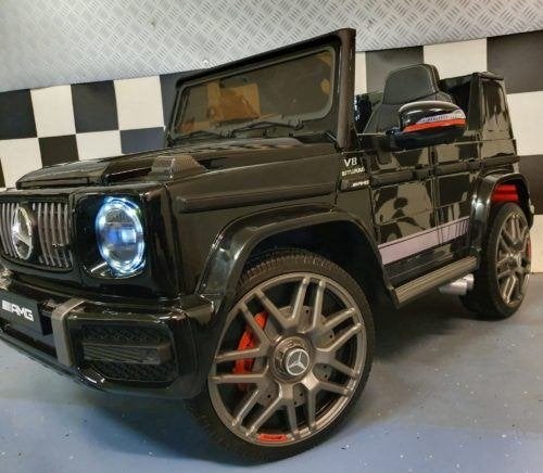 Elektrische kinder accu auto Mercedes G63 1&2pers 12 & 24V