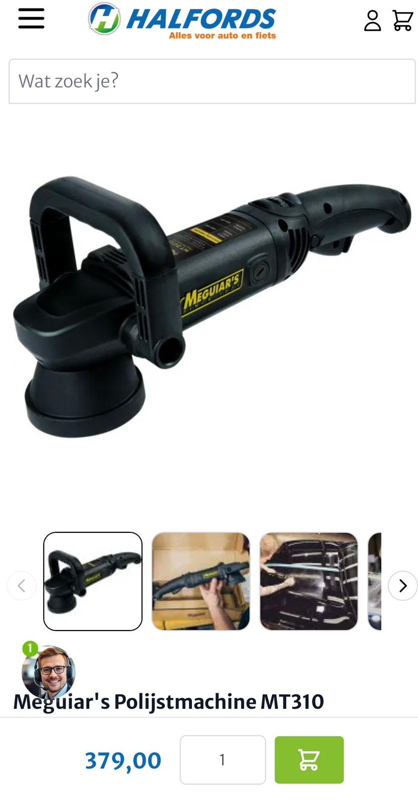 Meguiar's Polijstmachine MT310 nieuw in doos., Ophalen of Verzenden