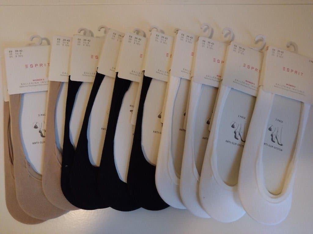 NIEUWE Ballerina-invisible-sokjes, Kleding | Dames, Nieuw, Ophalen of Verzenden, Esprit, Wit
