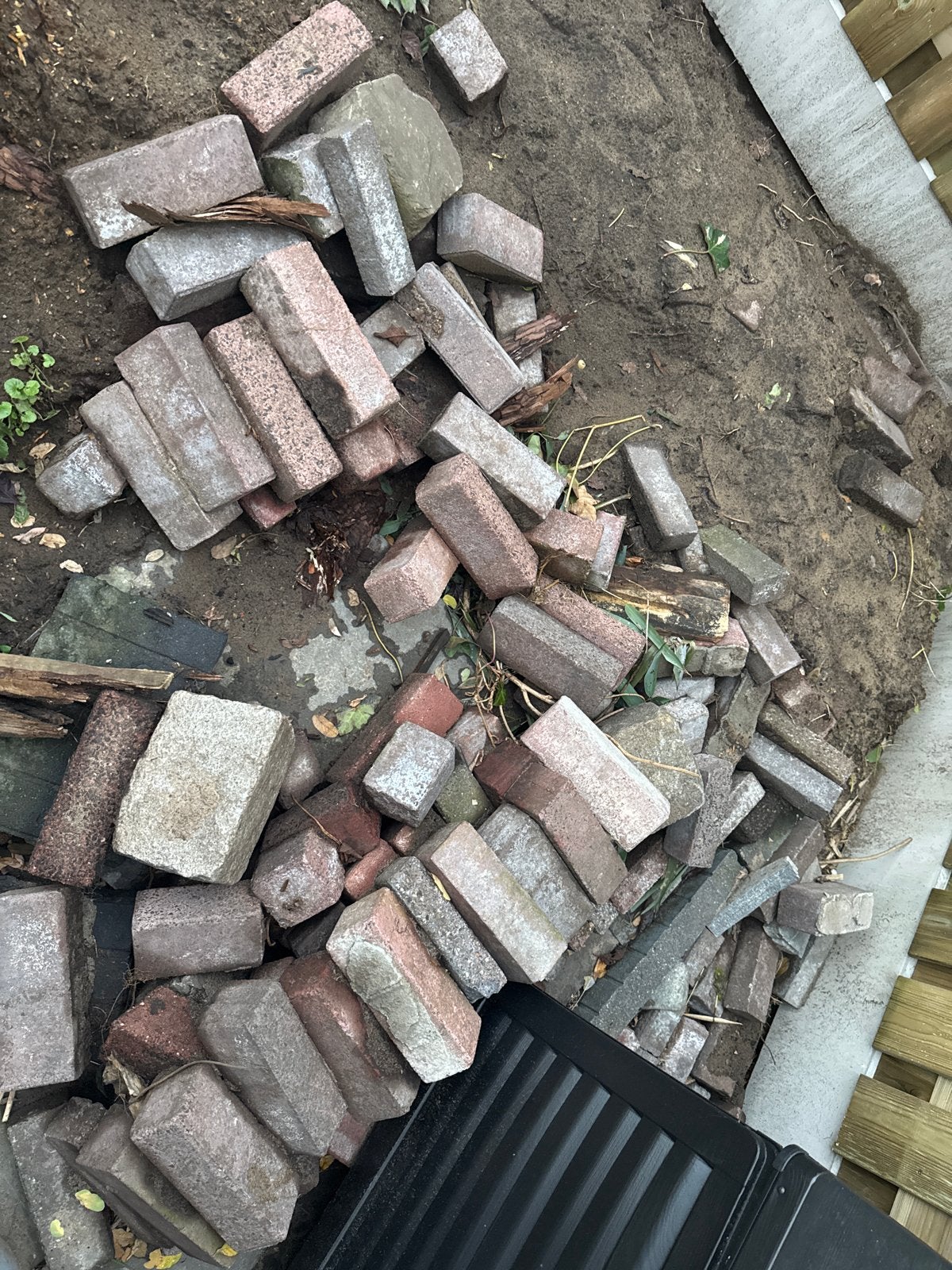 Waaltjes / bestratingsstenen – diverse kleuren, Tuin en Terras, Ophalen, Gebruikt, Beton, Klinkers