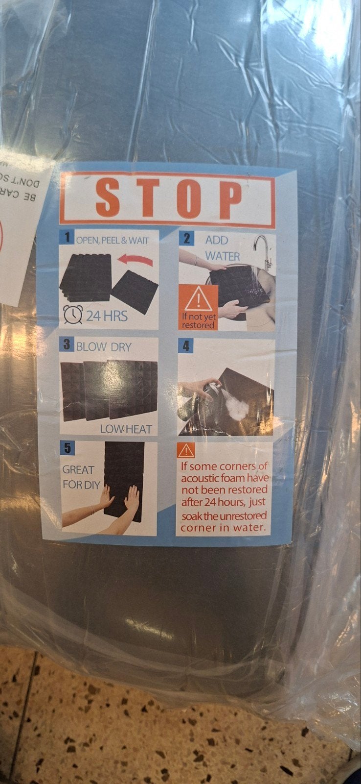 Nieuwe akoestische schuimpanelen voor geluidsisolatie, Ophalen of Verzenden, Nieuw