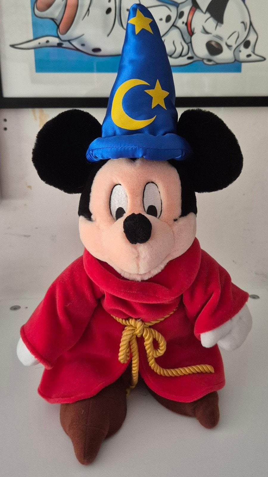 Mickey Fantasia knuffel / Disneyland resort Paris, Ophalen of Verzenden, Mickey Mouse, Zo goed als nieuw, Knuffel
