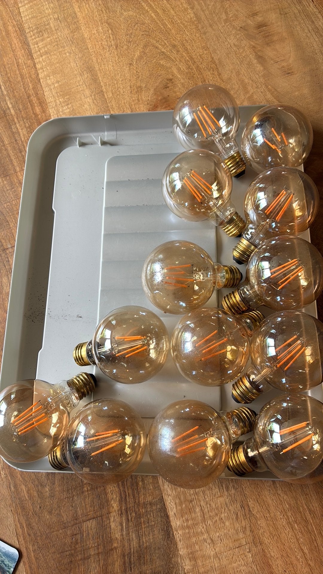 13 dimbare ledlampen, Led-lamp, Minder dan 30 watt, Zo goed als nieuw, E27 (groot)