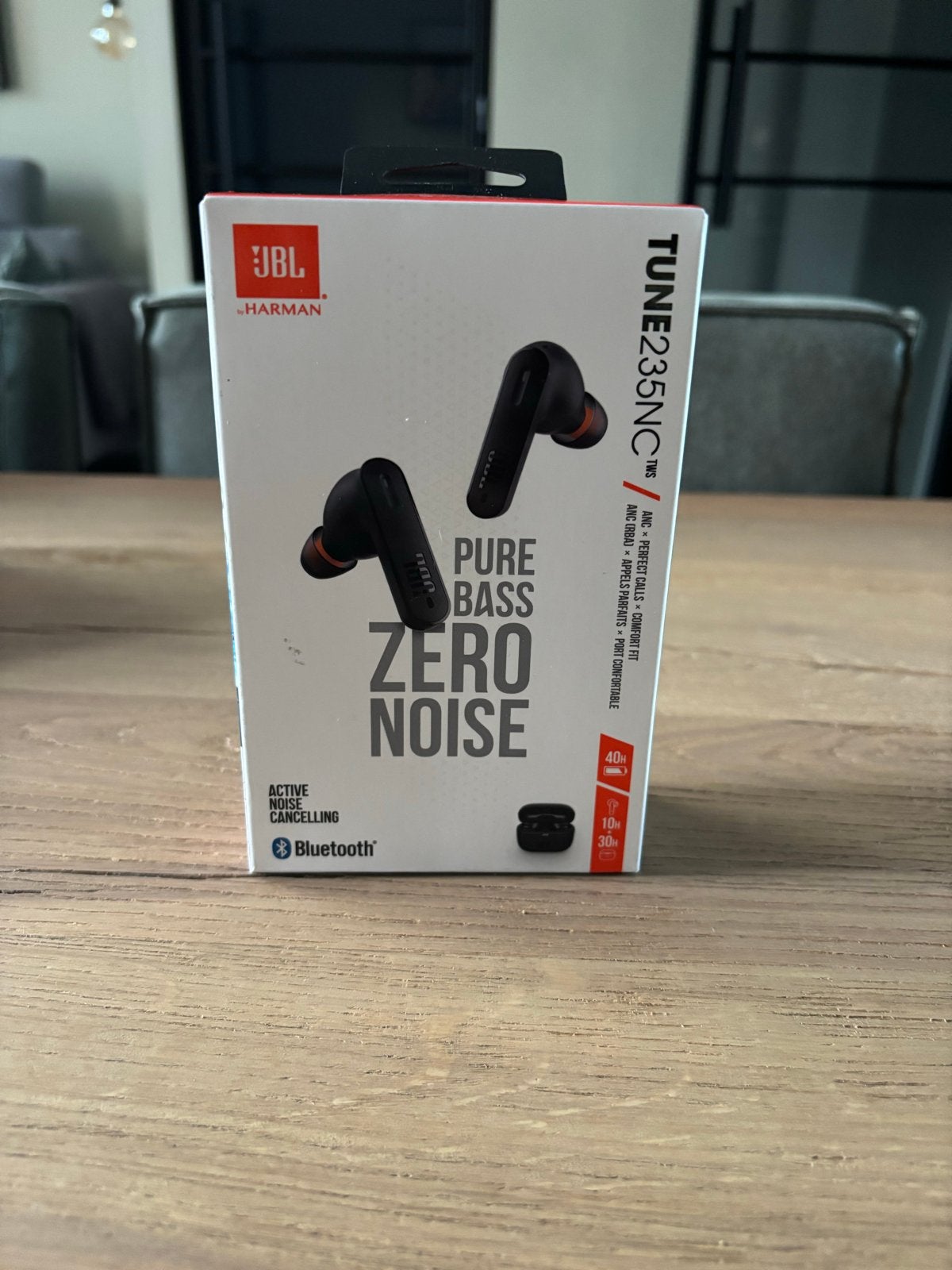 JBL Tune 235NC TWS Draadloze In-ear Koptelefoon Zwart, In-ear, JBL, Bluetooth, Nieuw