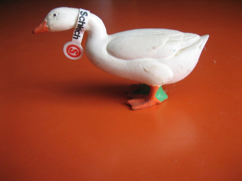 Schleich Gans D 73508 ca 1985, Ophalen of Verzenden, Zo goed als nieuw, Overige soorten, Beeldje of Figuurtje