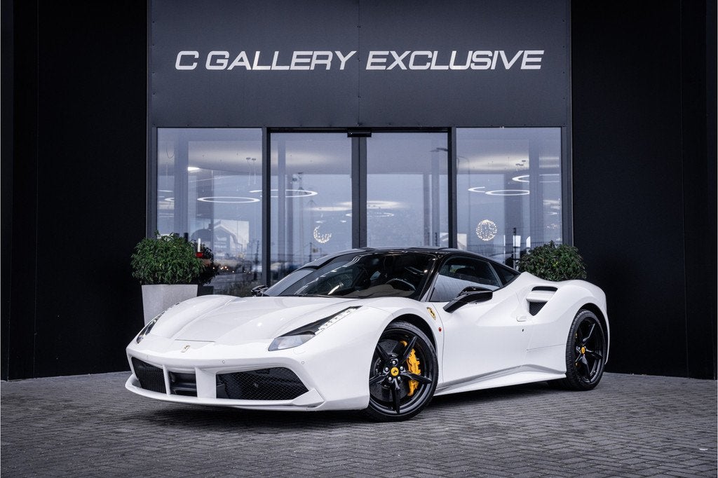 Ferrari 488 3.9 GTB HELE - Bianco Avus | Carbon | Lift | Ele, Auto's, Ferrari, Automaat, Gebruikt, 8 cilinders, Wit