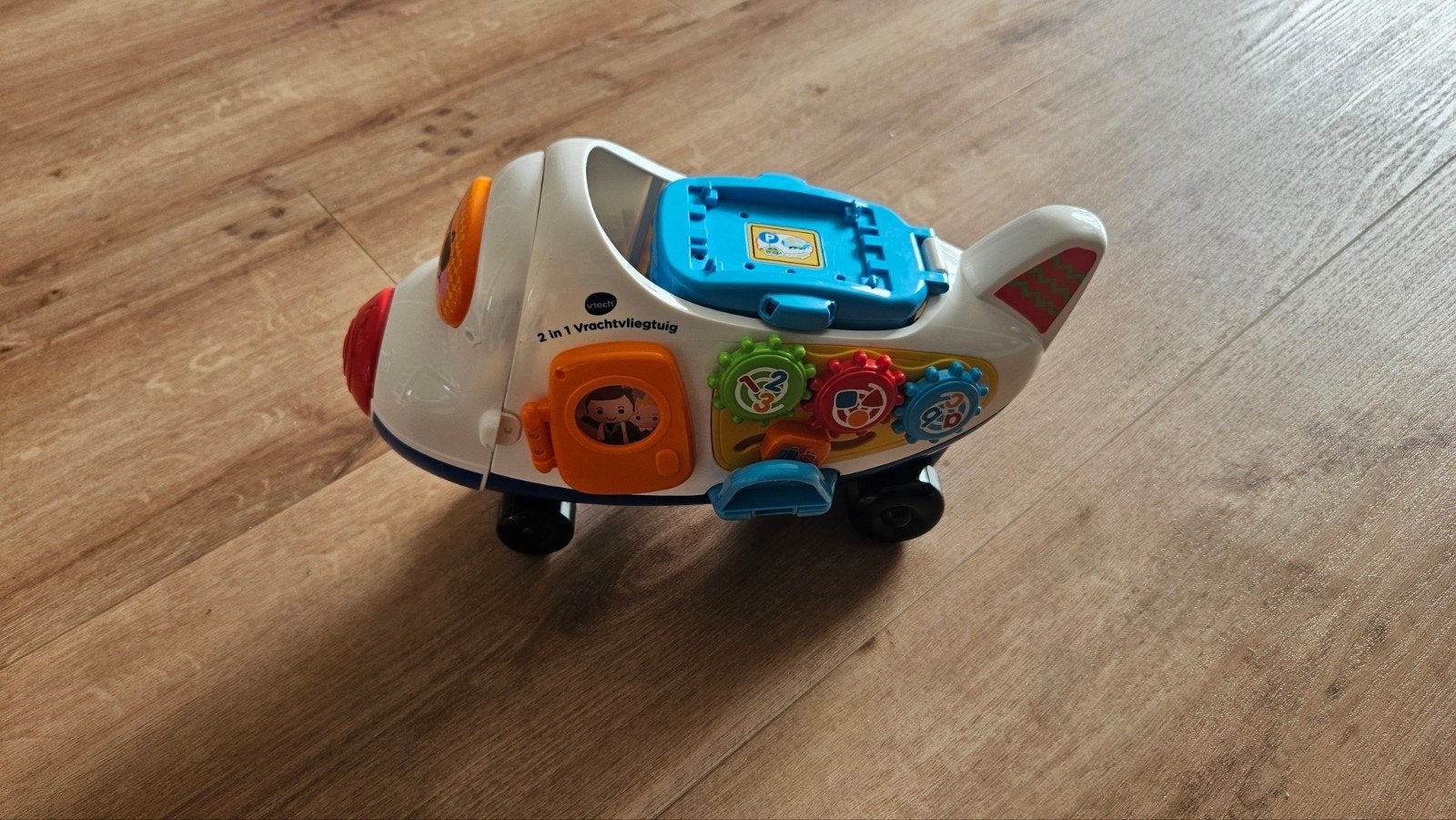 VTech 2-in-1 Vliegtuig met Geluid en Licht, Ophalen, Zo goed als nieuw, Auto, Met licht